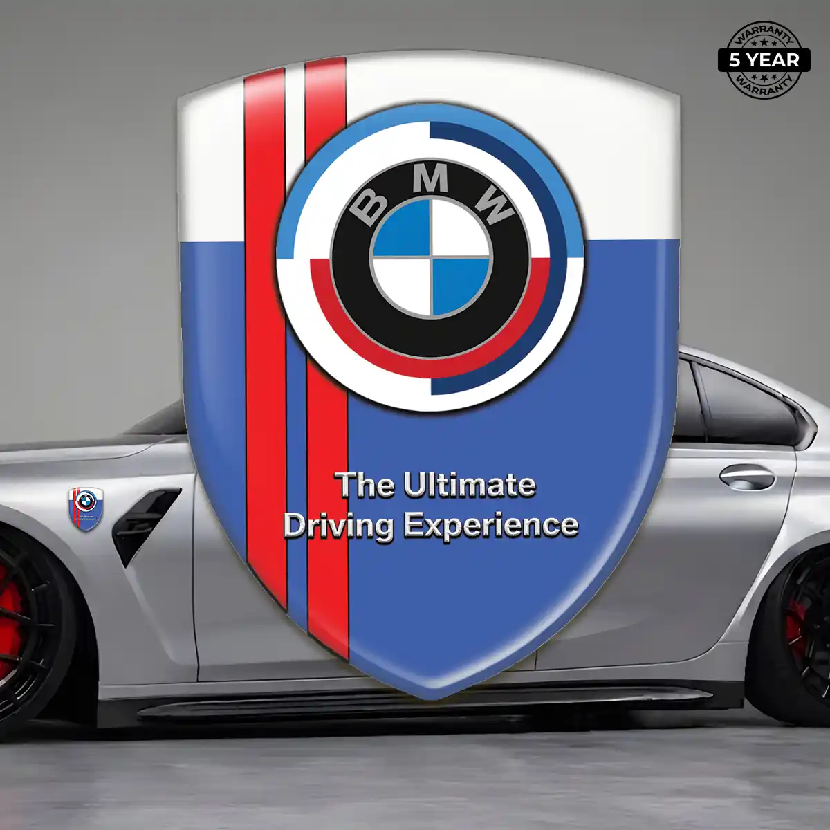 BMW 3D Domed Sticker Refined Design