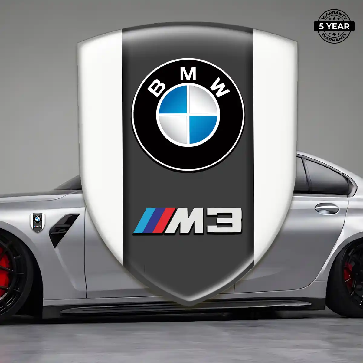 BMW 3D Domed Sticker Sleek Style