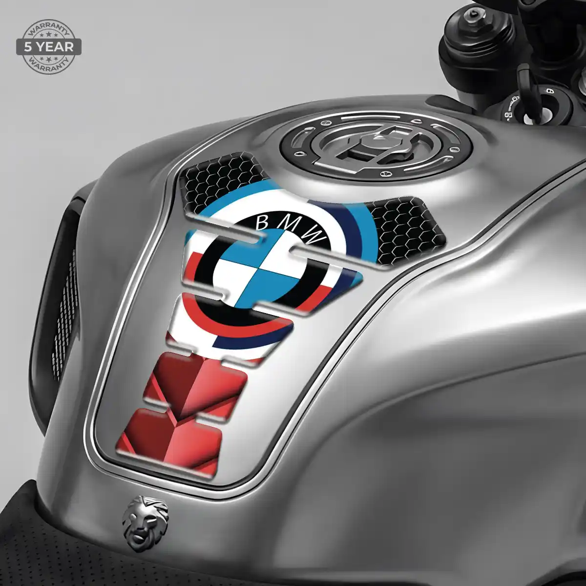 BMW 3D Domed Tank Pad Sleek Style