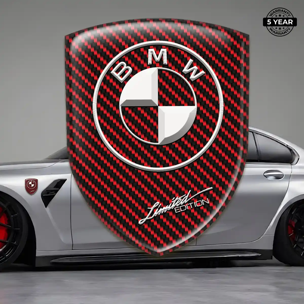 BMW 3D Logo Sticker Prime Quality