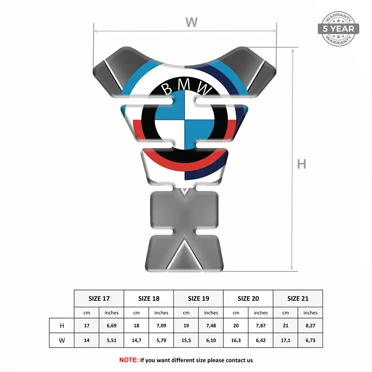 BMW 3D Tank Pad Elite Finish