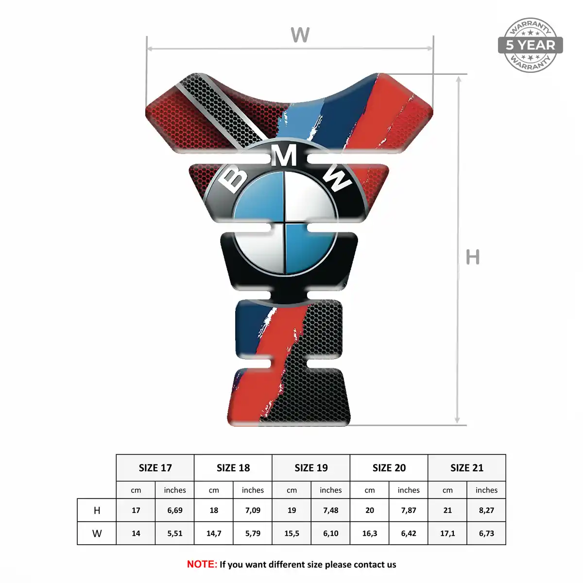 BMW 3D Tank Pad Noble Edition