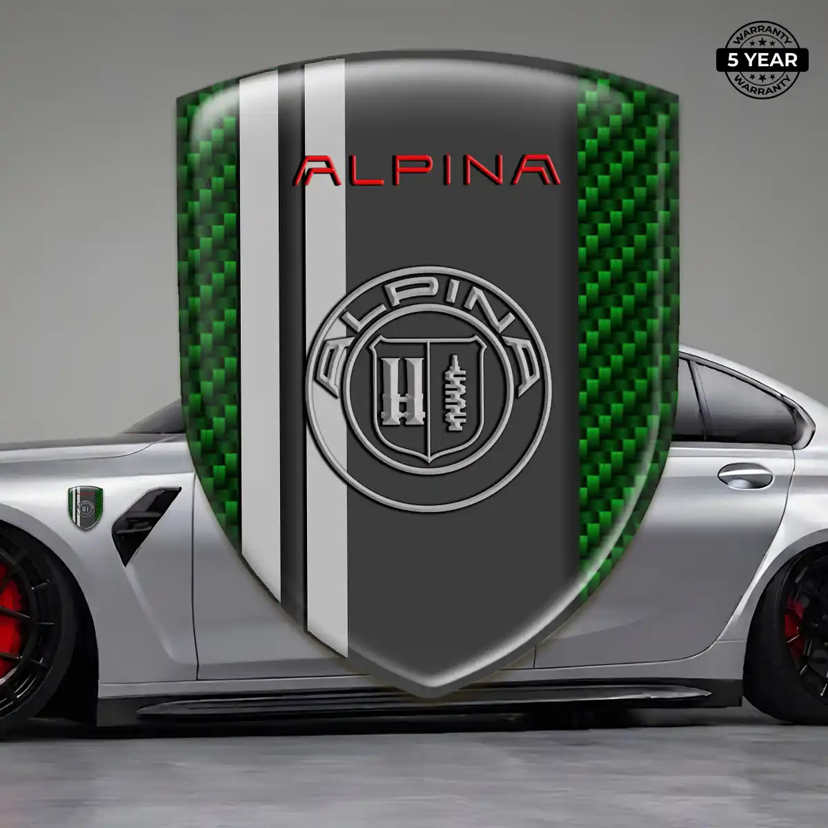 BMW Alpina 3D Badge Sticker Elite Finish