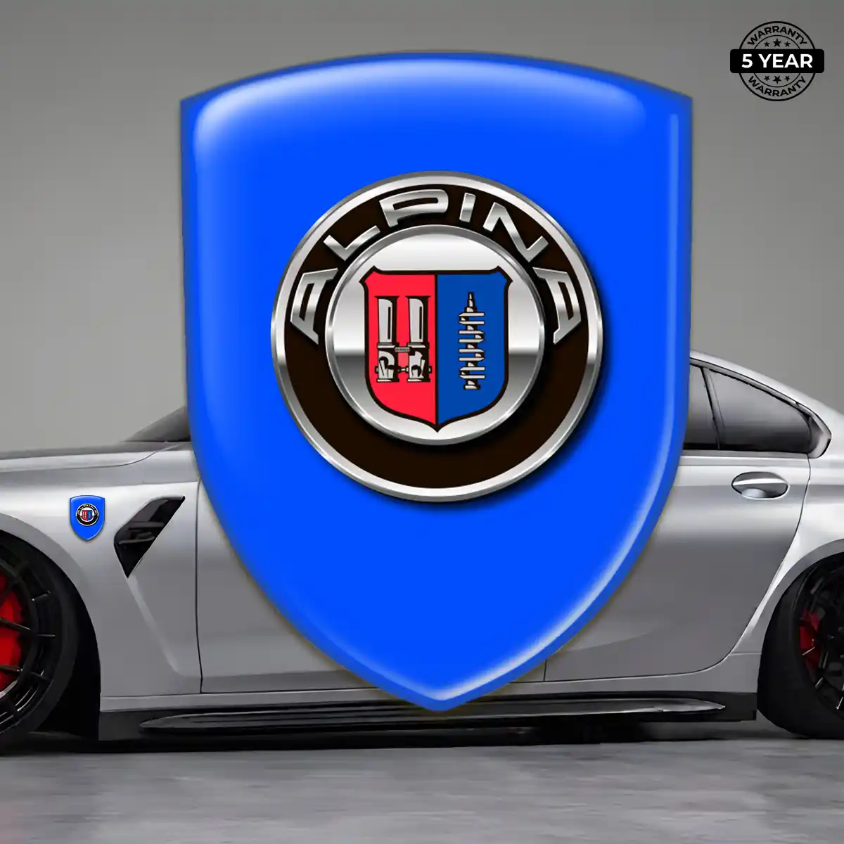 BMW Alpina 3D Badge Sticker Refined Design