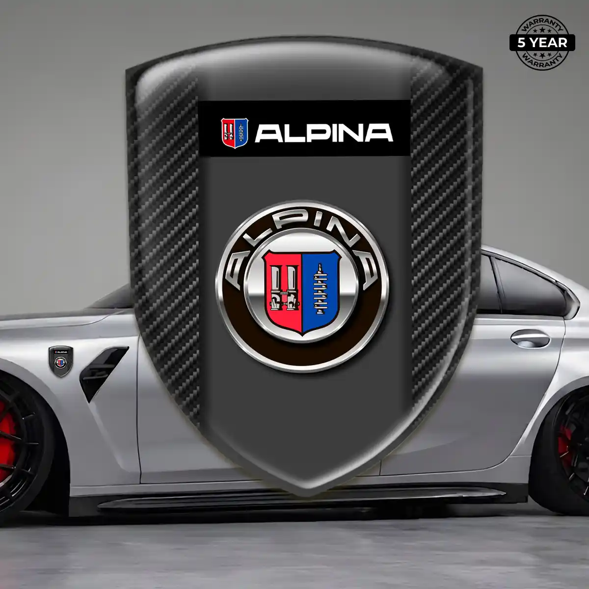 BMW Alpina 3D Emblem Sticker Elite Finish