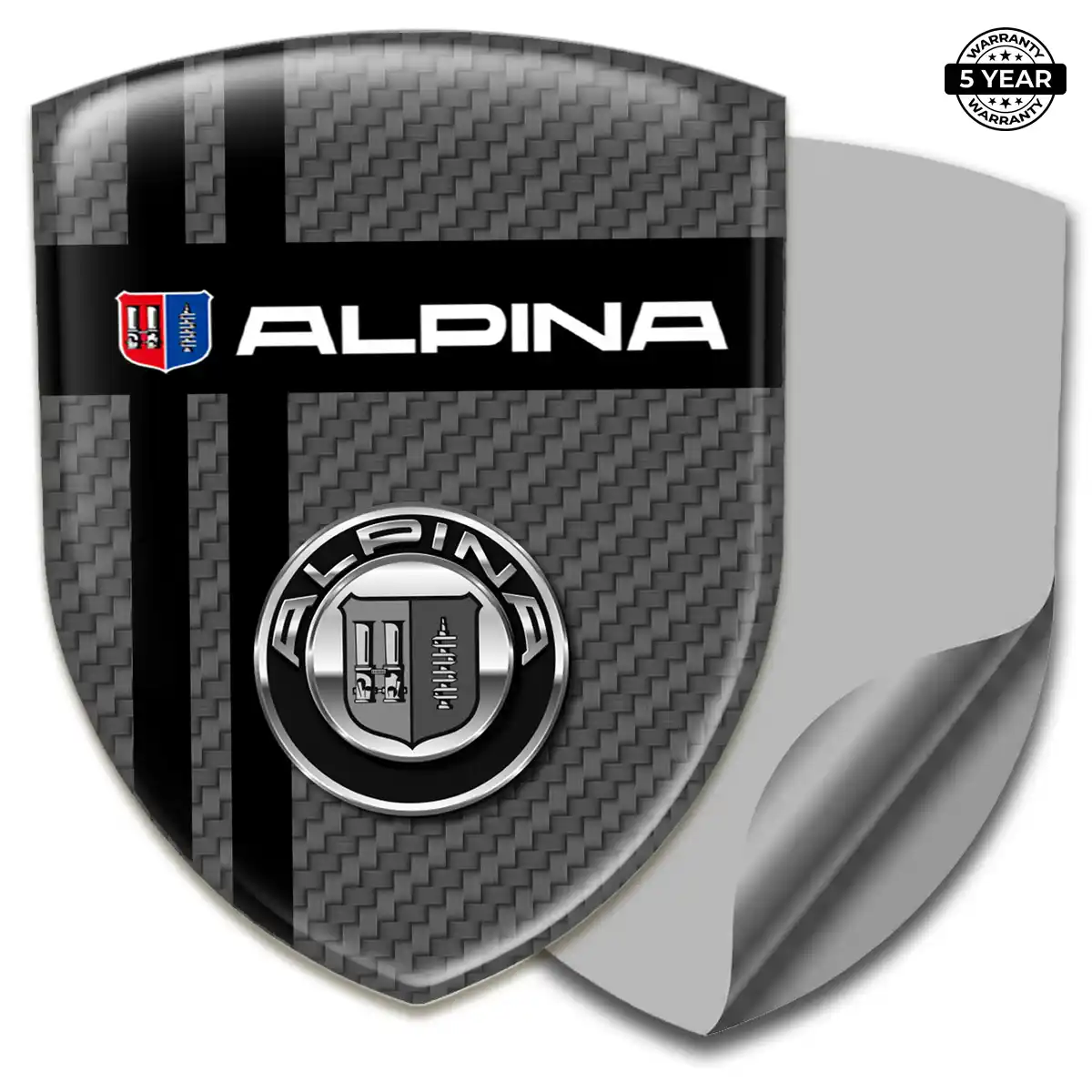 BMW Alpina 3D Gel Sticker Sleek Style