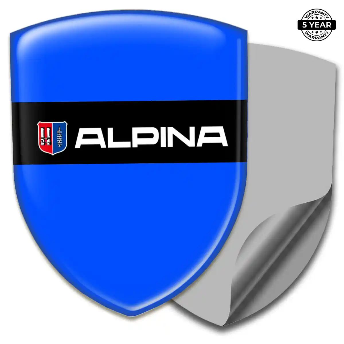 BMW Alpina 3D Logo Sticker Refined Design