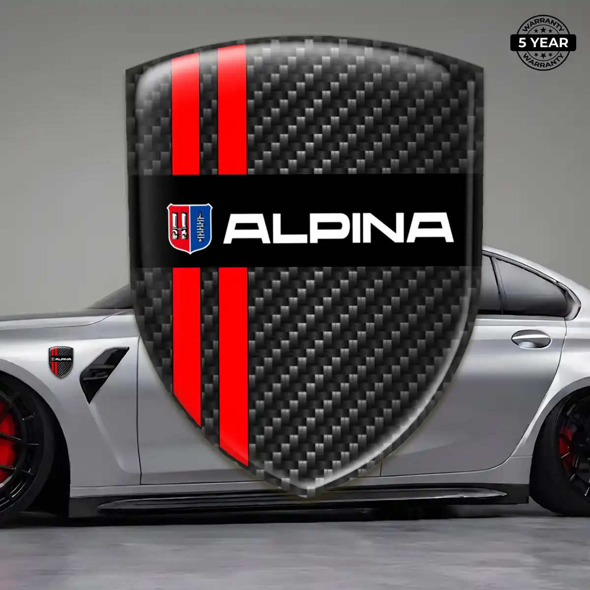 BMW Alpina 3D Resin Sticker Elite Finish