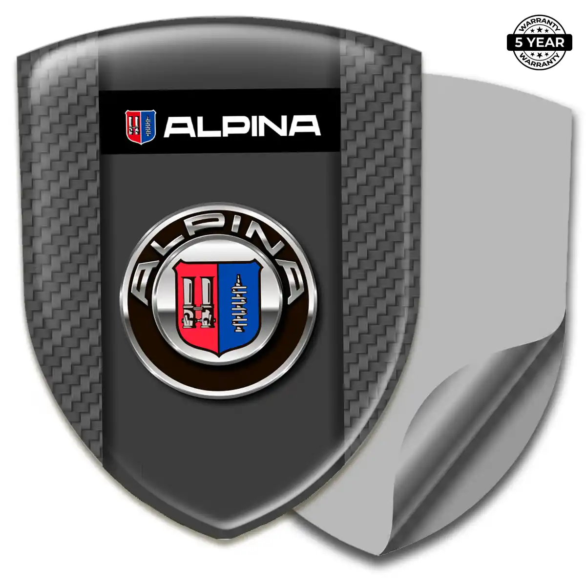 BMW Alpina 3D Resin Sticker Sleek Style