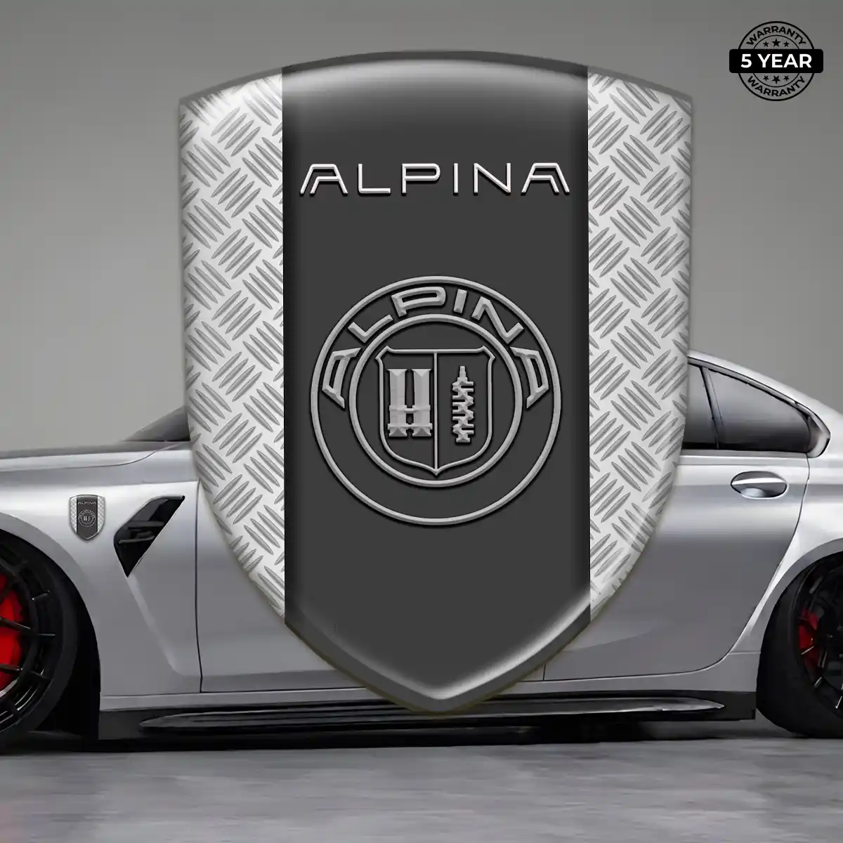 BMW Alpina Automotive Emblem Sticker Elite Finish