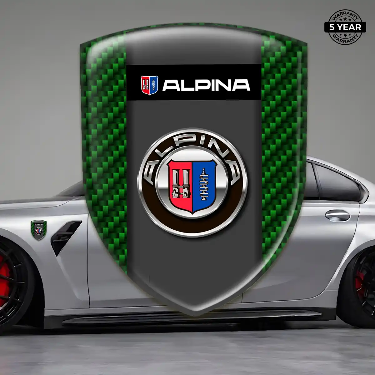 BMW Alpina Automotive Logo Sticker Elite Finish