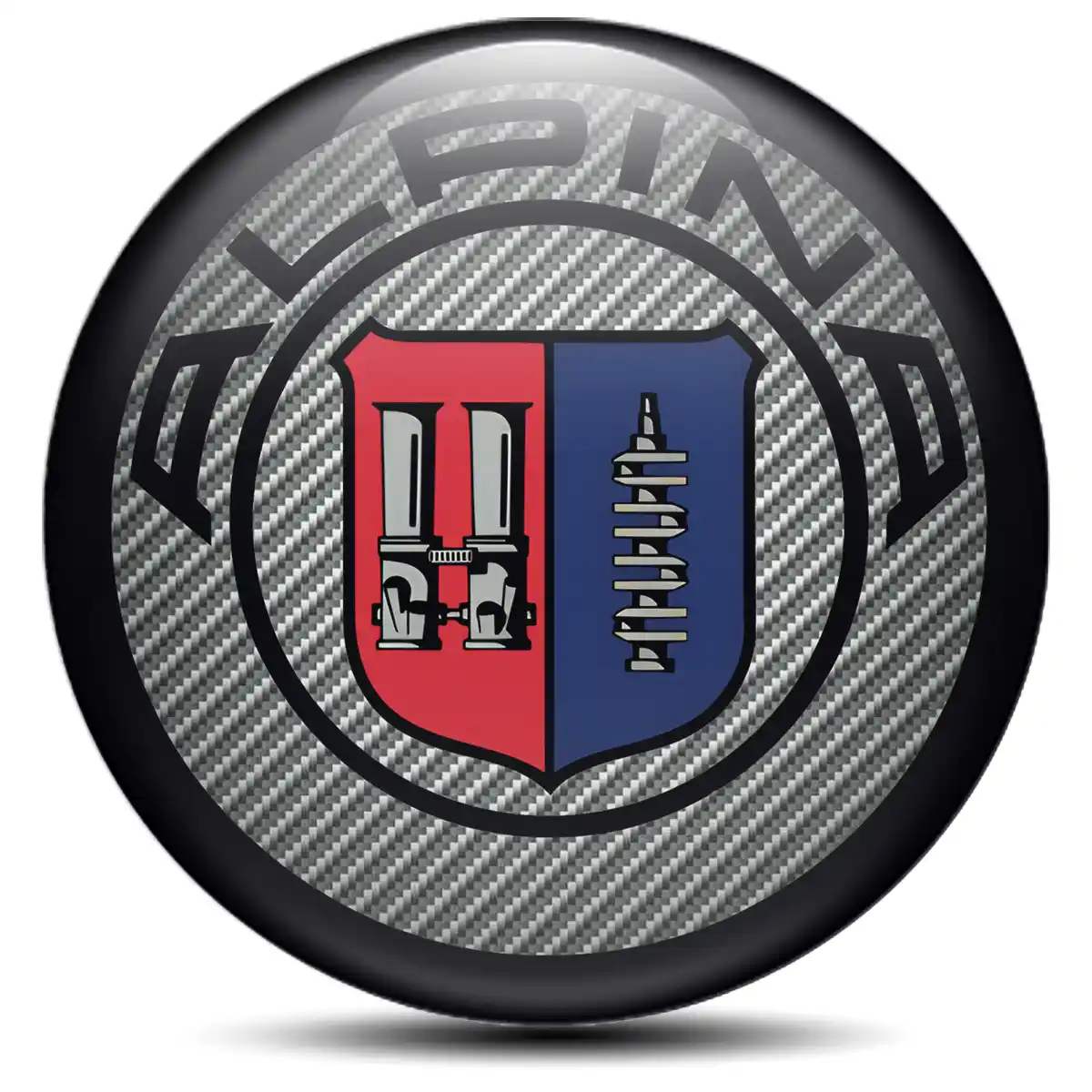 BMW Alpina Badge Emblems Center Cap Stylish Design
