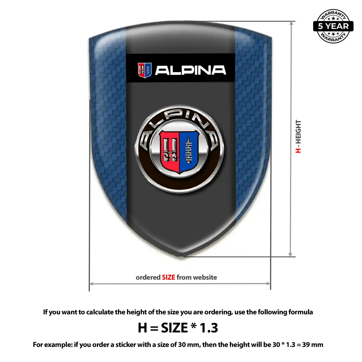 BMW Alpina Badge Refined Design