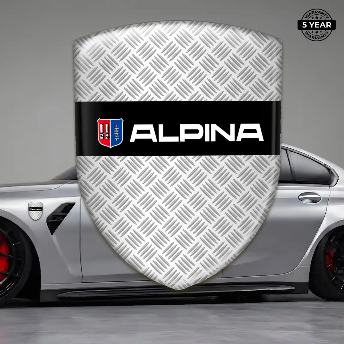 BMW Alpina Car Badge Sticker Elite Finish