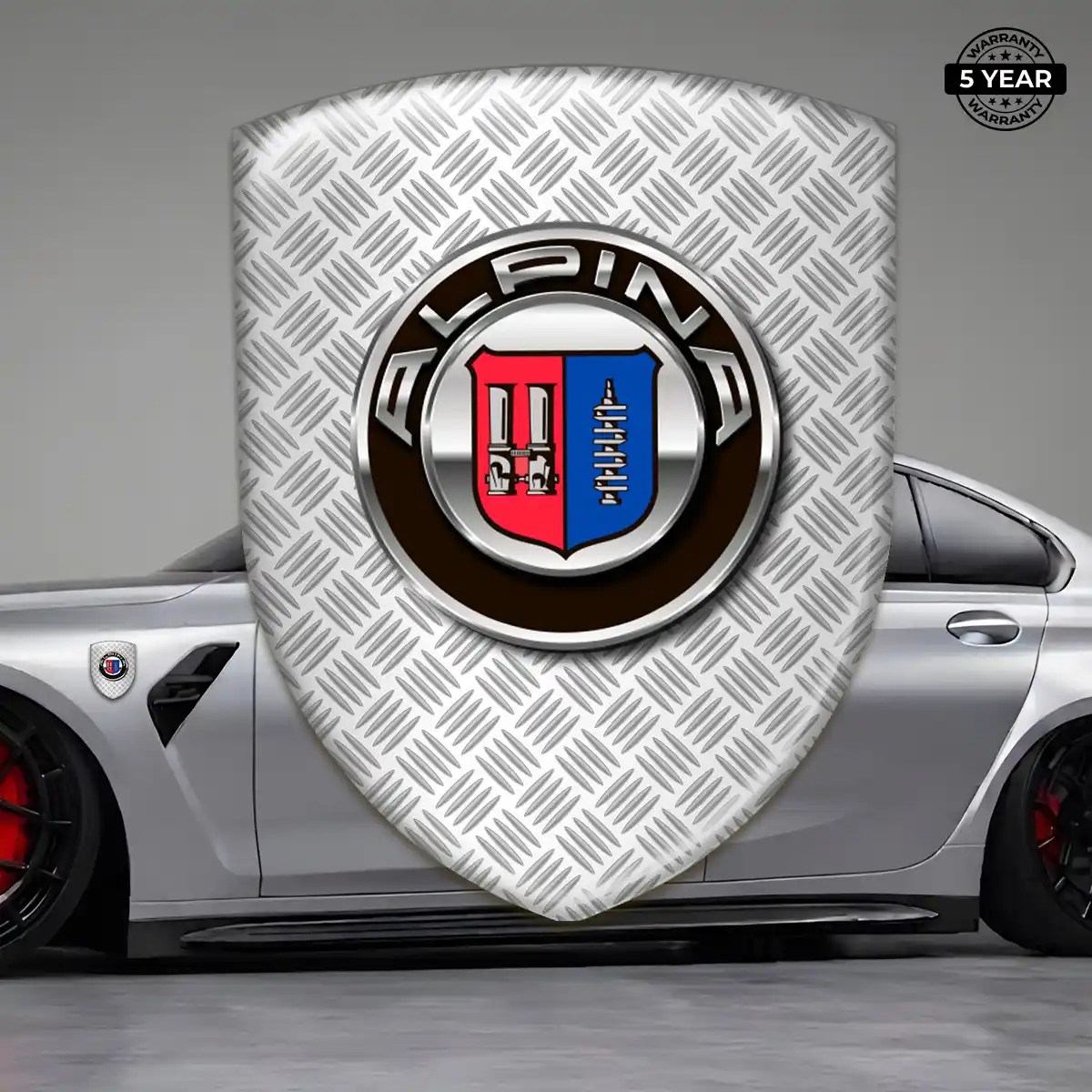 BMW Alpina Car Emblem Overlay Elite Finish