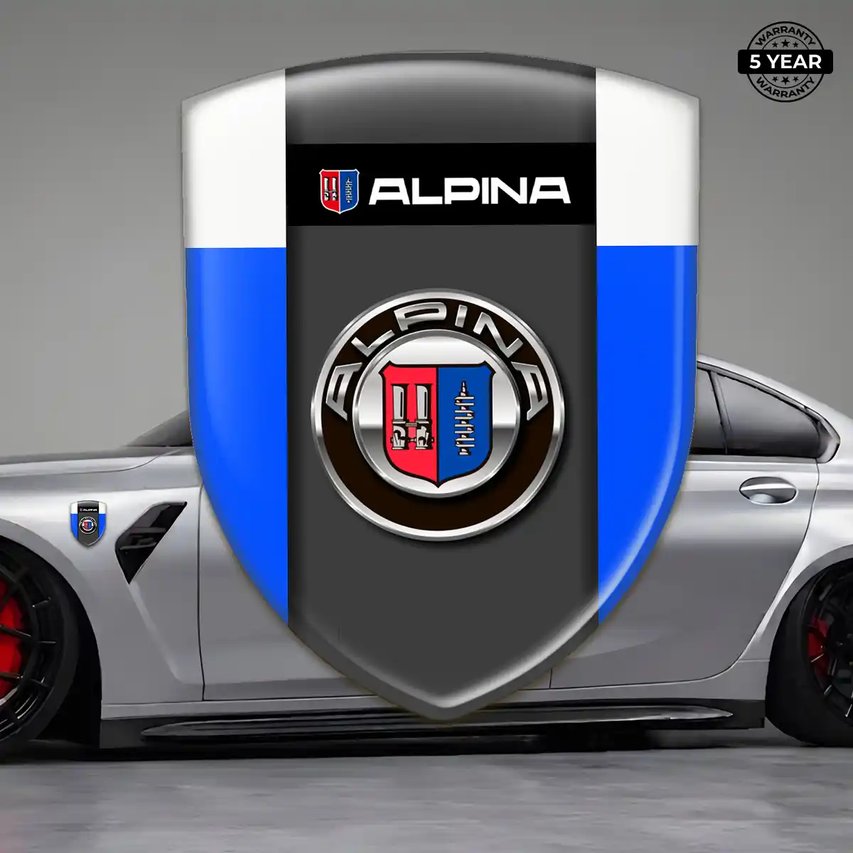 BMW Alpina Car Logo Decal Elite Finish