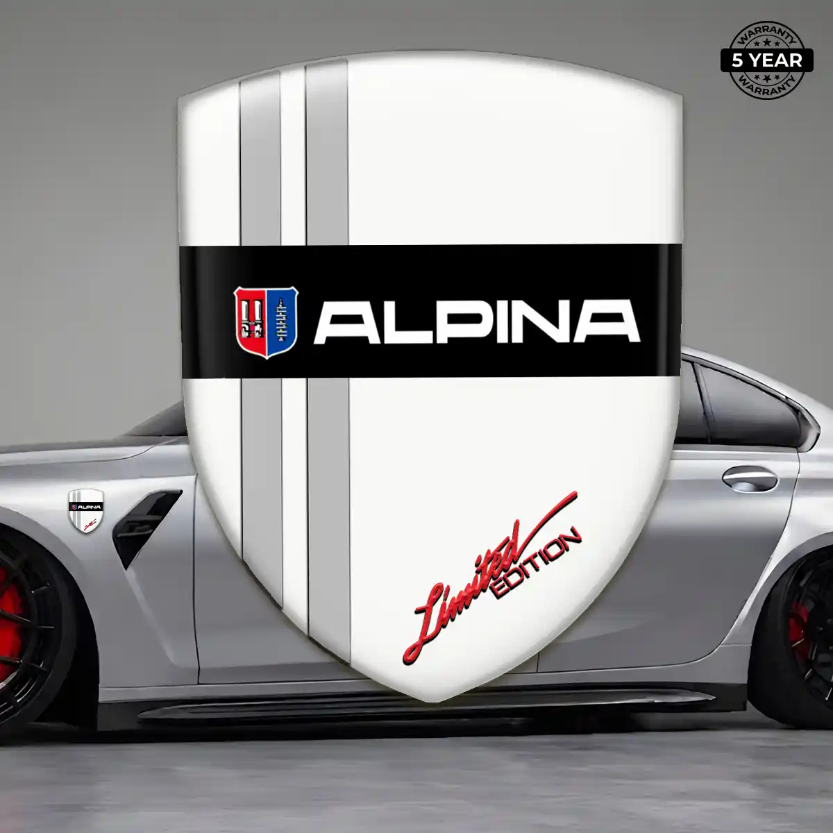BMW Alpina Car Logo Decal Sleek Style