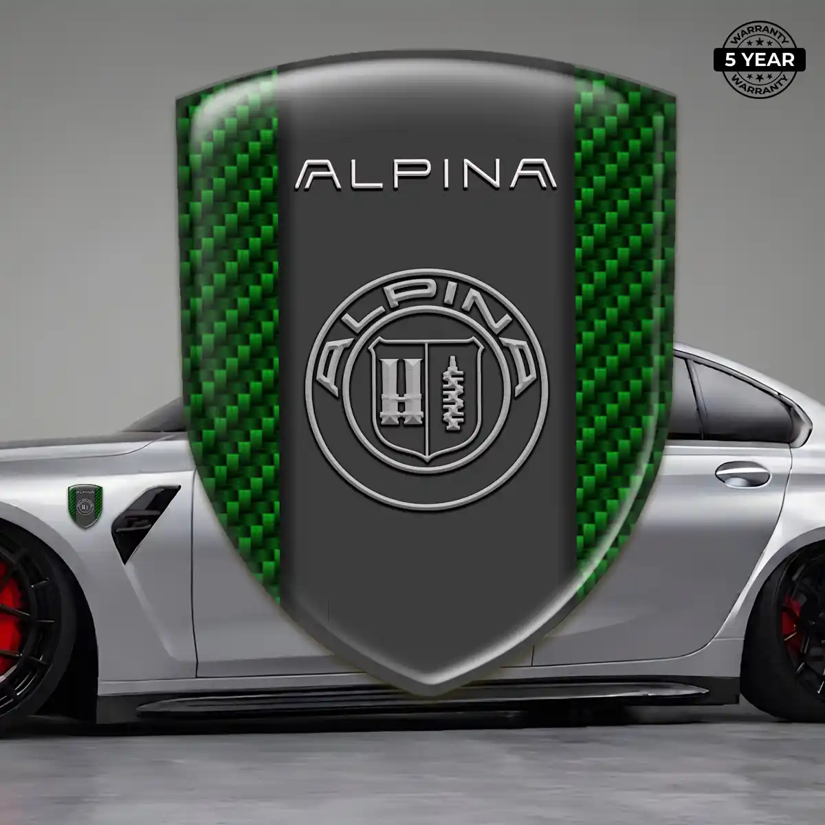 BMW Alpina Crest Logo Emblem Elite Finish