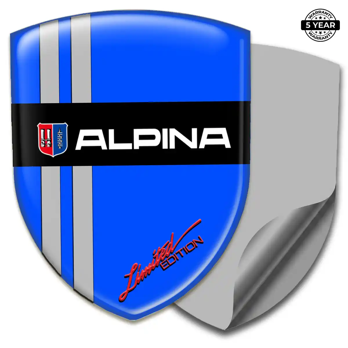 BMW Alpina Domed Badge Elite Finish