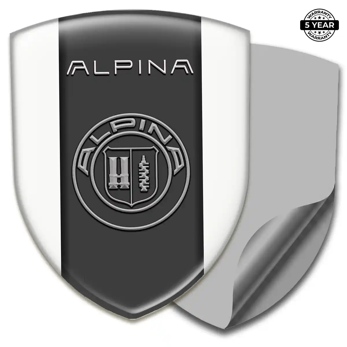 BMW Alpina Domed Car Sticker Refined Design
