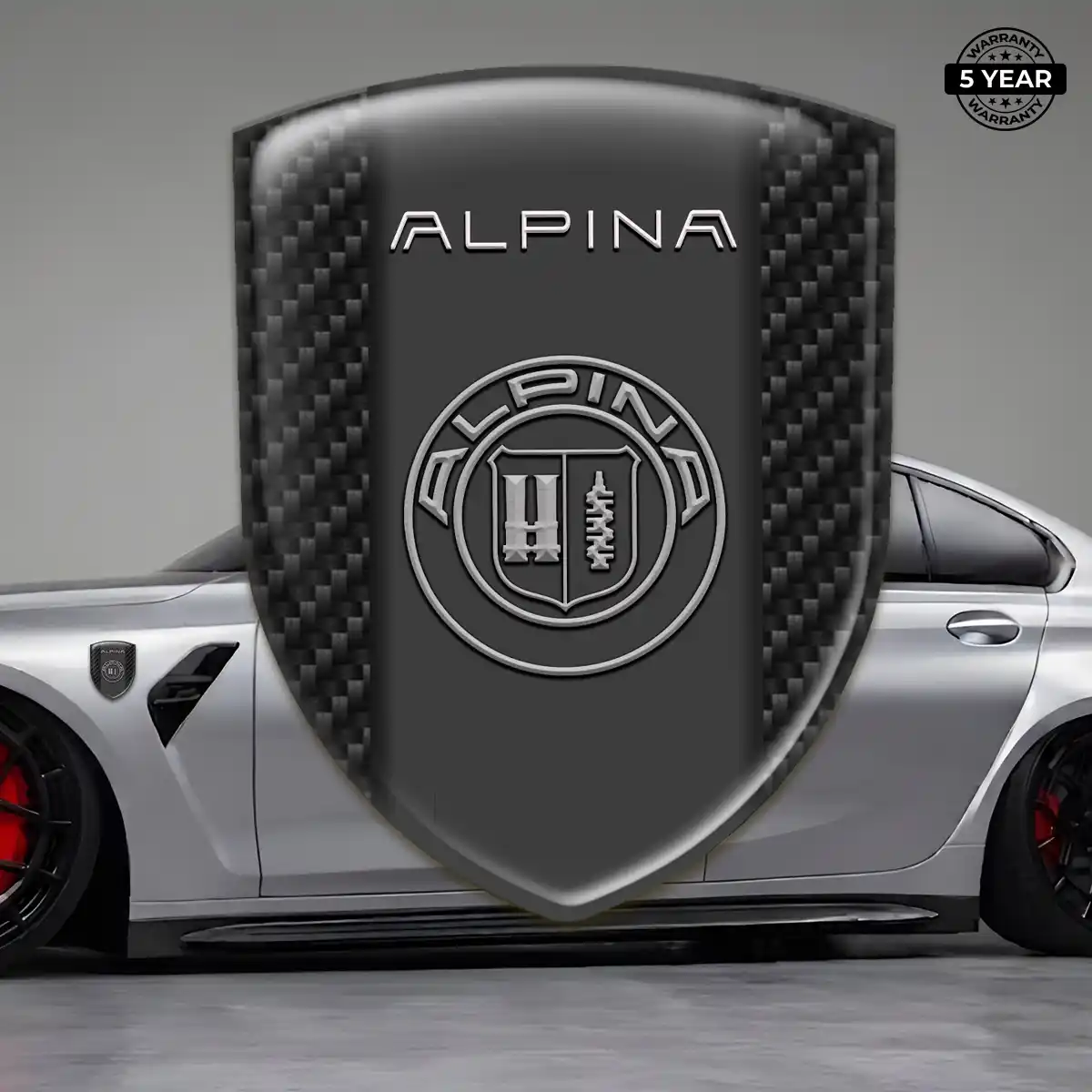 BMW Alpina Domed Decal Elite Finish