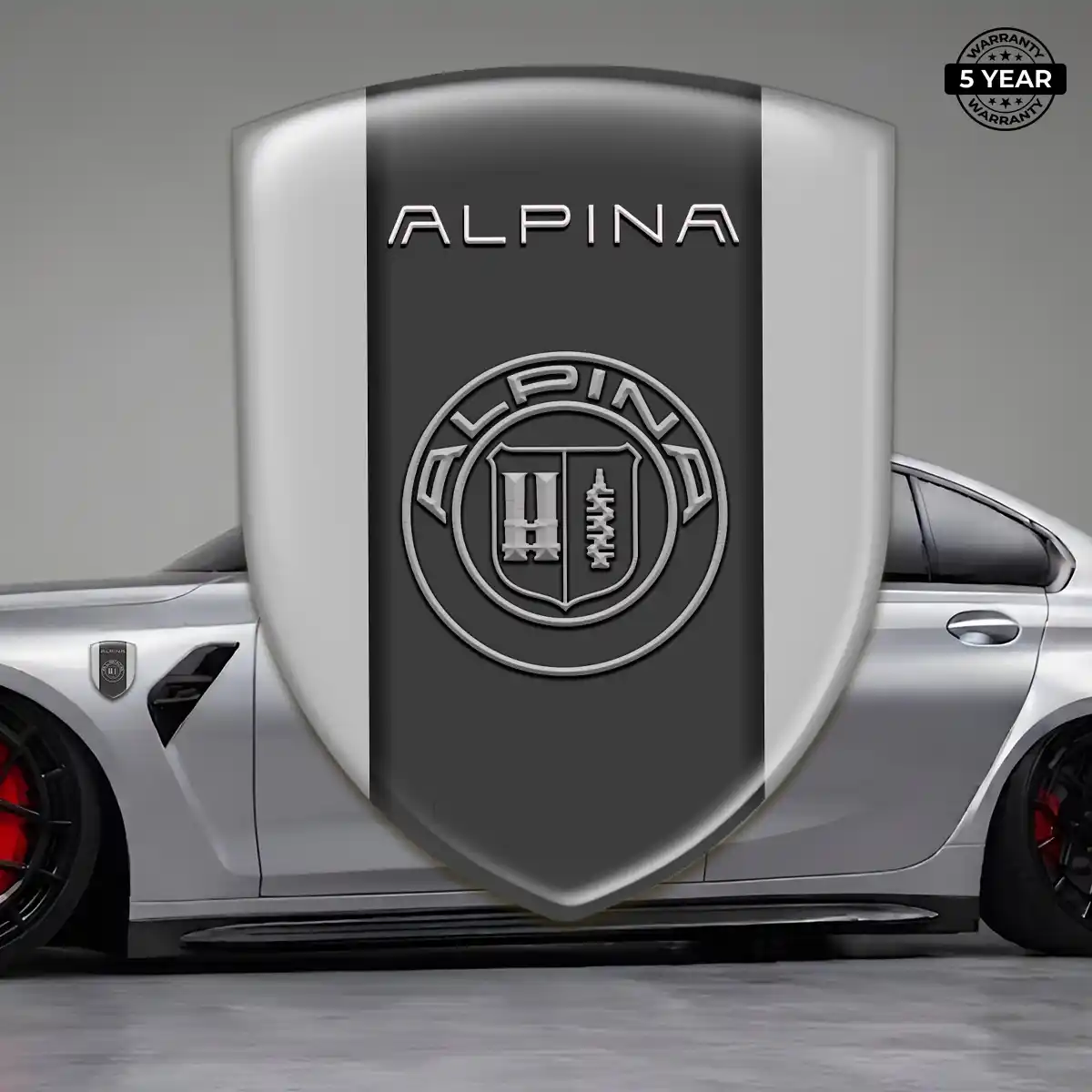 BMW Alpina Domed Emblem Elite Finish