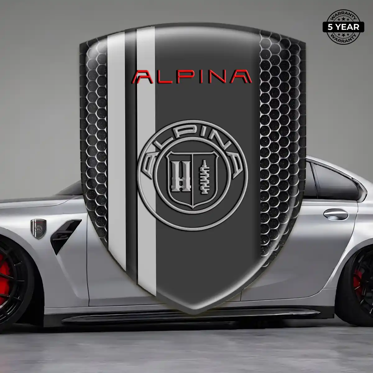 BMW Alpina Domed Emblem Refined Design