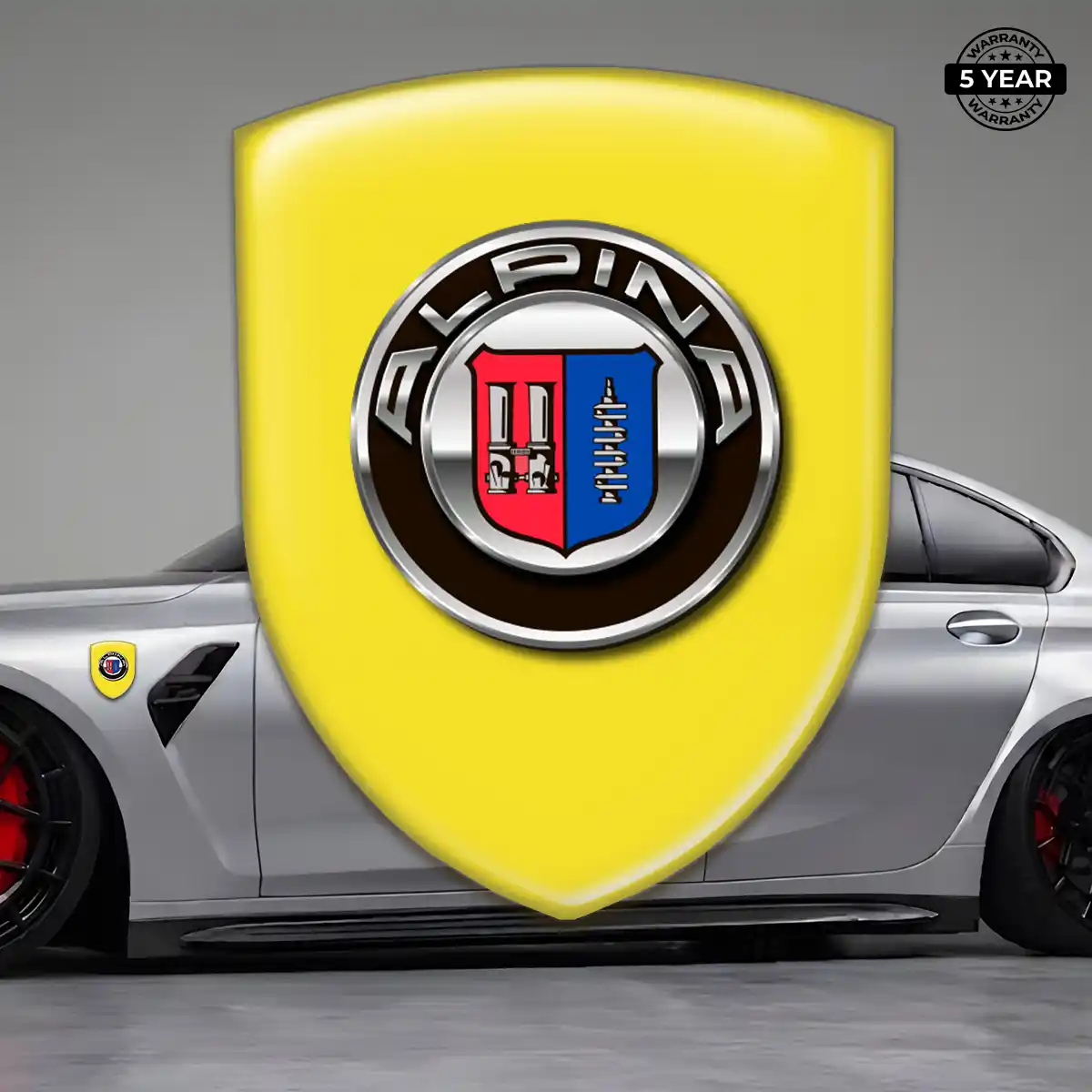 BMW Alpina Emblem Badge Elite Finish