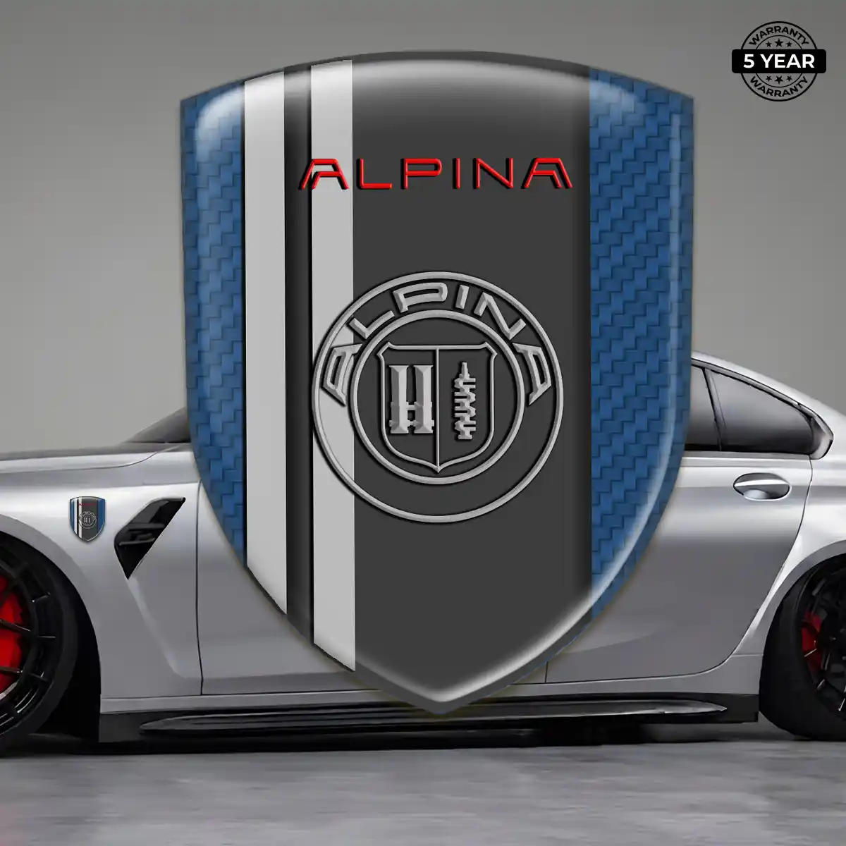 BMW Alpina Emblem Badge Logo Refined Design
