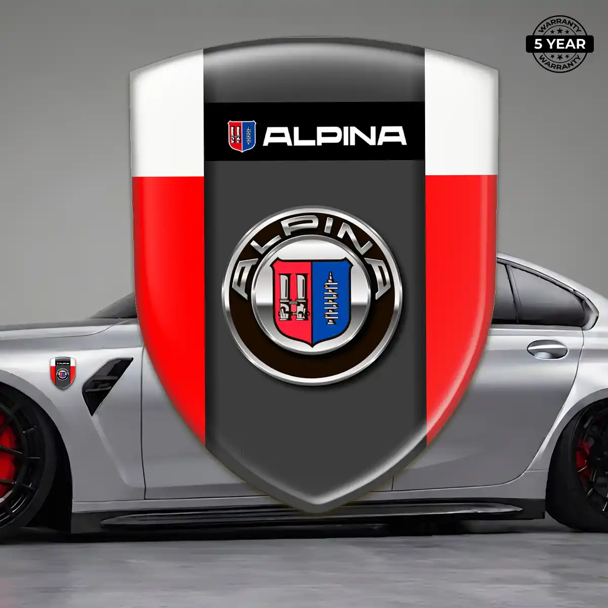 BMW Alpina Emblem Badge Refined Design
