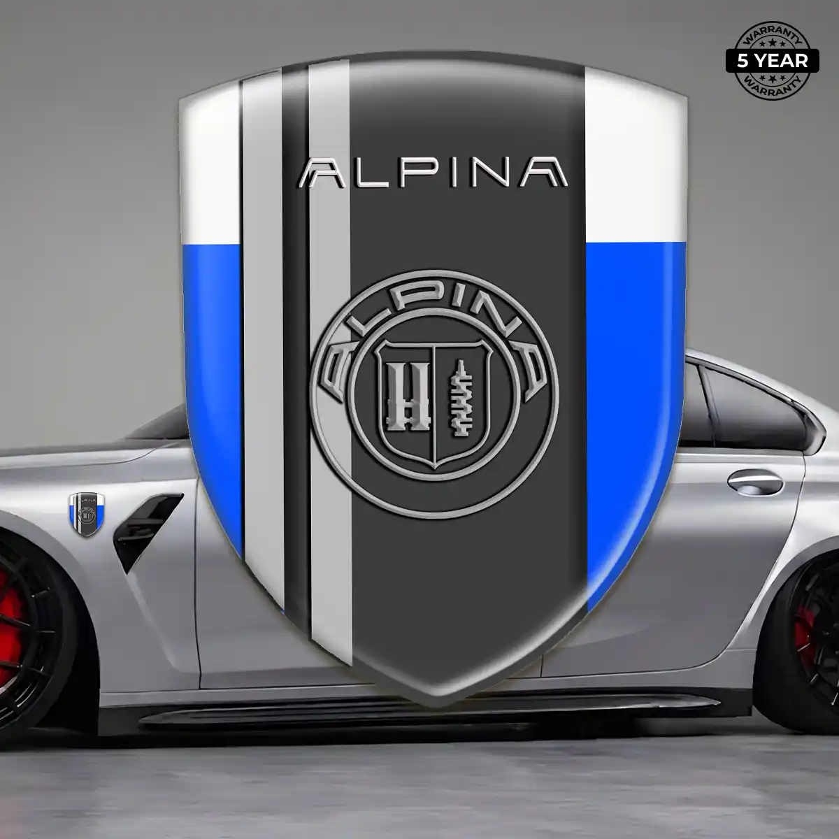 BMW Alpina Emblem Badge Sleek Style