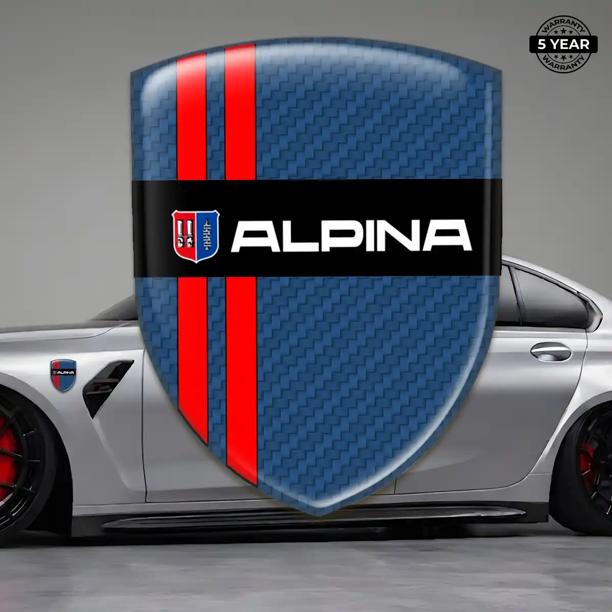 BMW Alpina Emblem Crest Elite Finish