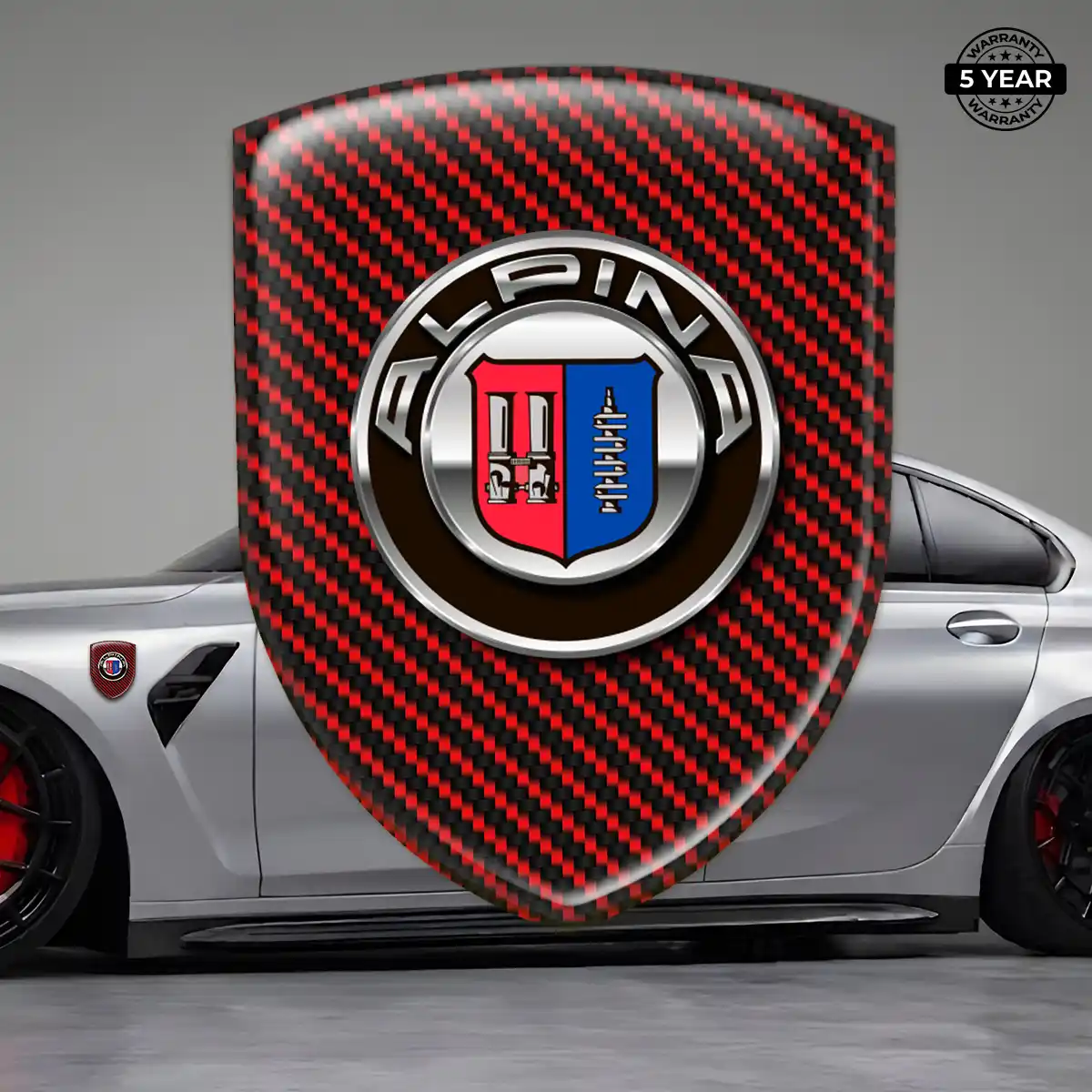 BMW Alpina Emblem Crest Refined Design