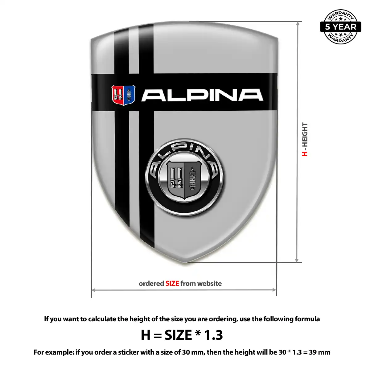 BMW Alpina Emblem Elite Finish