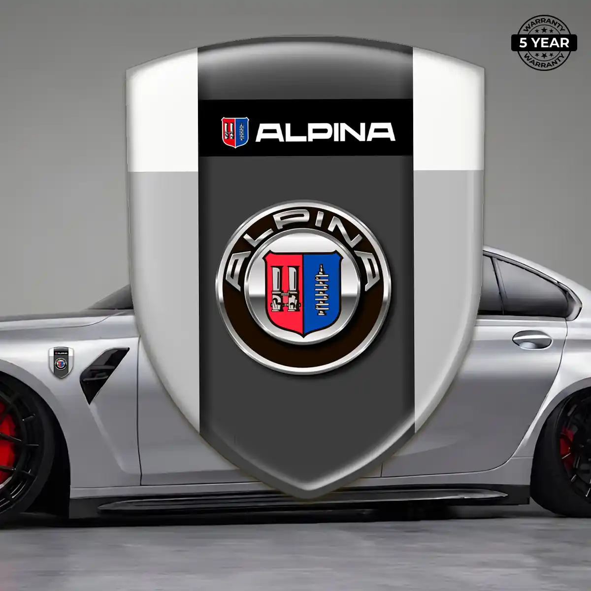 BMW Alpina Emblem Logo Badge Sleek Style