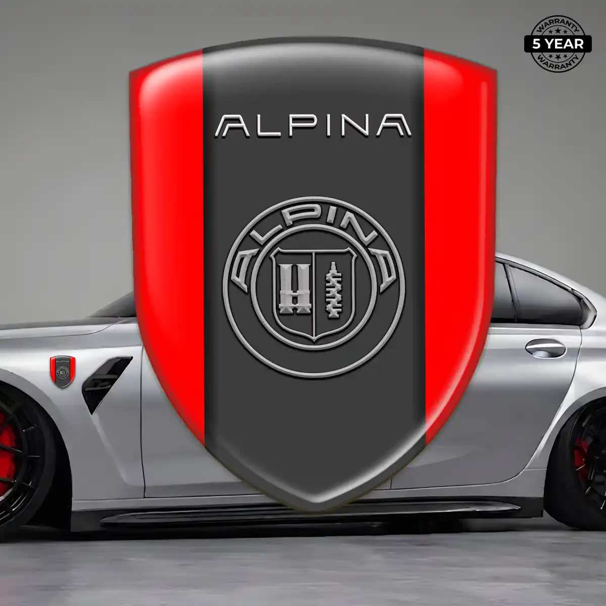 BMW Alpina Emblem Shield Elite Finish