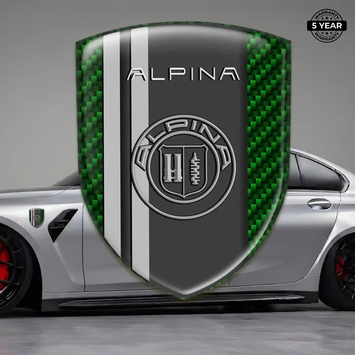 BMW Alpina Emblem Shield Refined Design