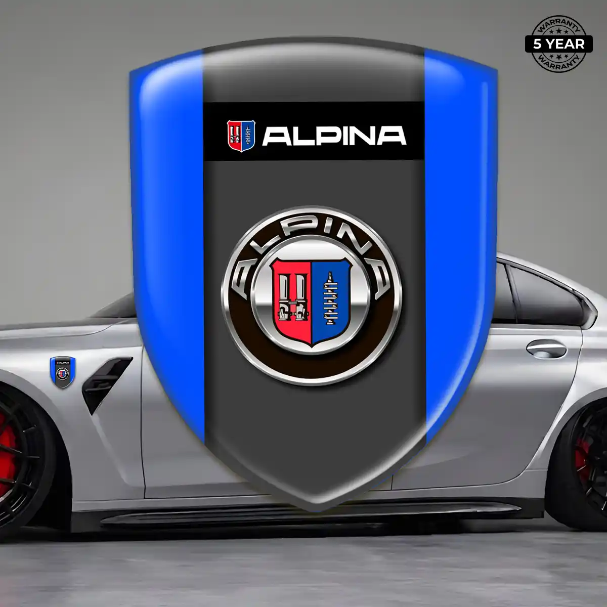 BMW Alpina Emblem Silicone Refined Design