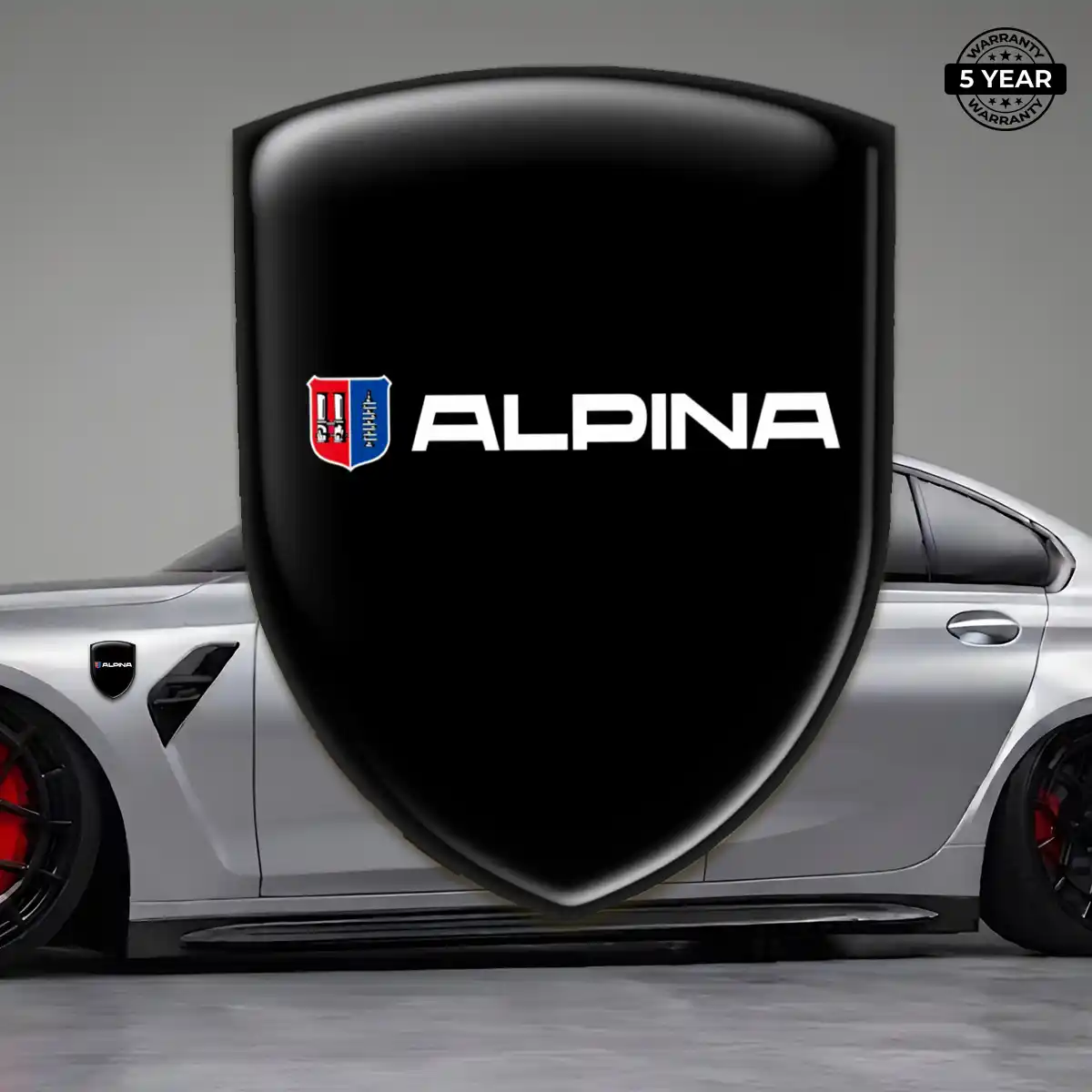 BMW Alpina Emblem Silicone Sleek Style