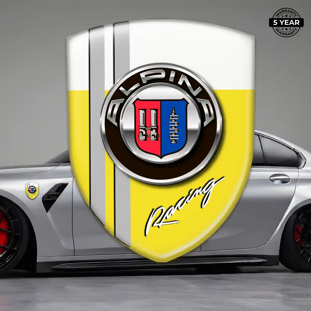 BMW Alpina Gel Badge Sticker Elite Finish