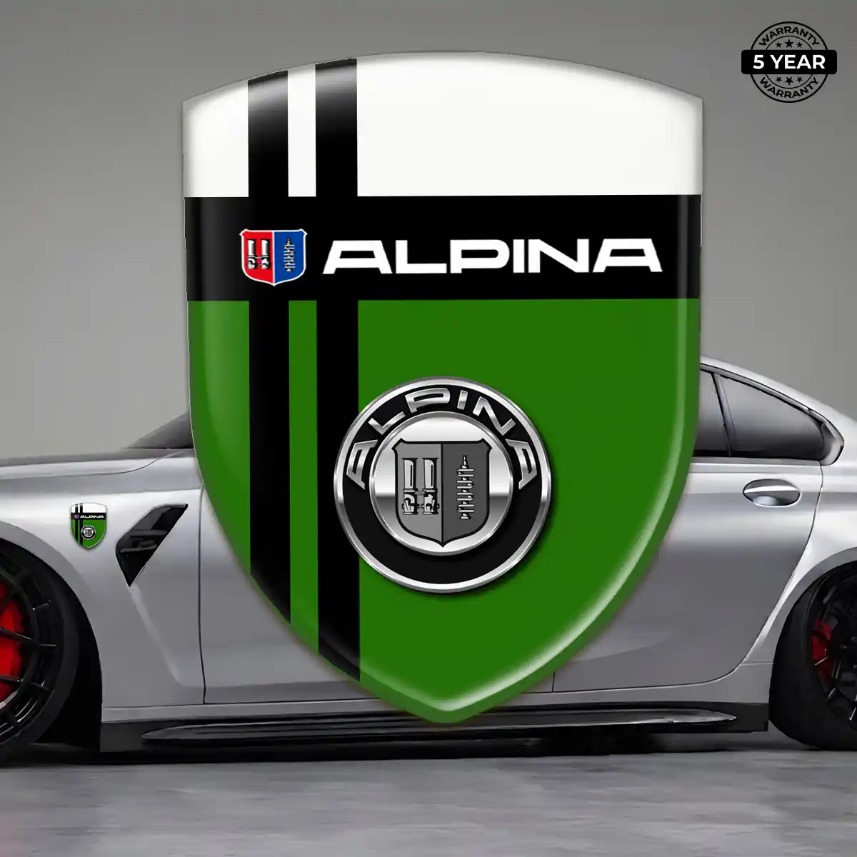 BMW Alpina Gel Emblem Sticker Elite Finish