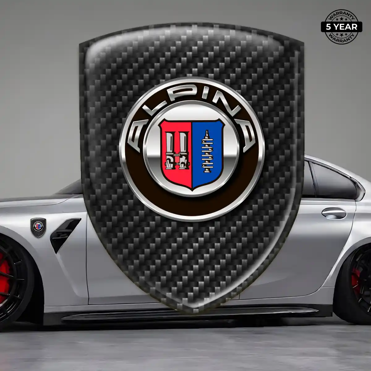 BMW Alpina Logo Badge Refined Design