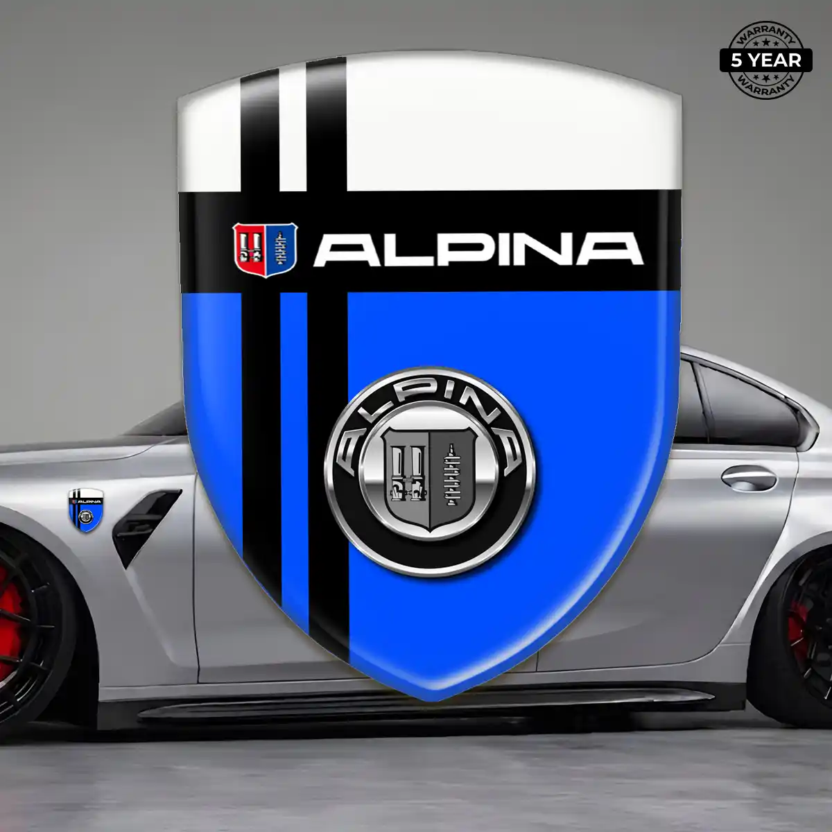 BMW Alpina Logo Emblem Elite Finish