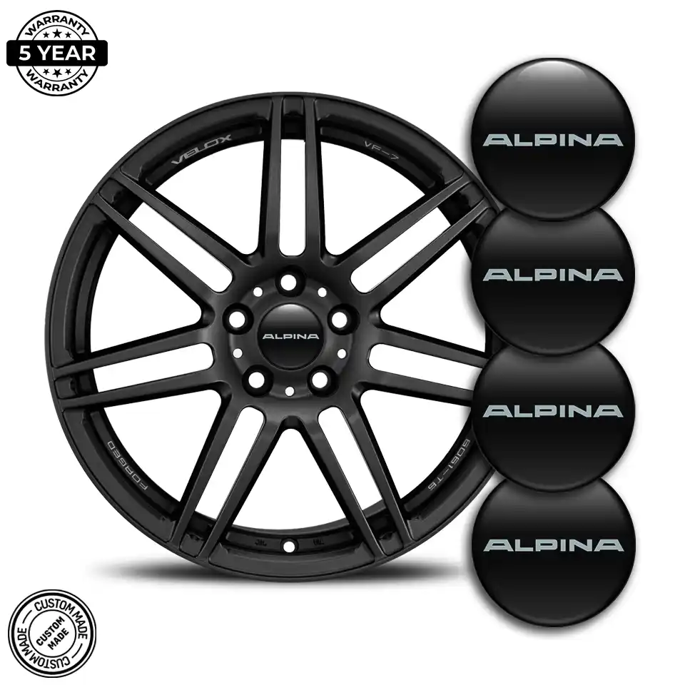 BMW Alpina Logo Silicone Badge Stylish Design