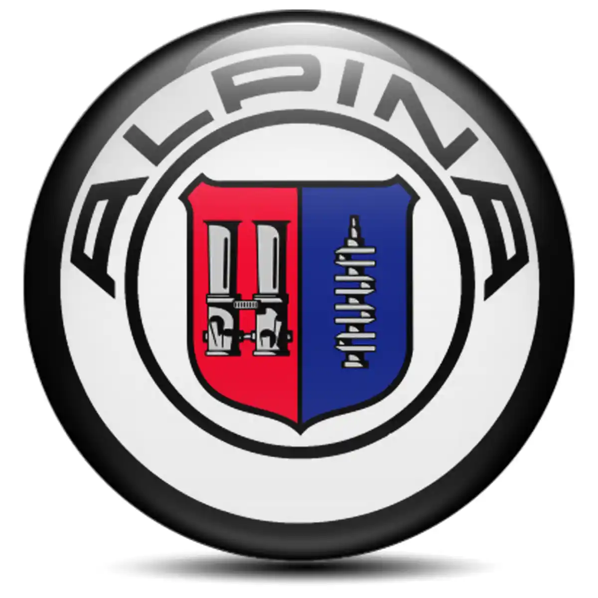 BMW Alpina Logo Silicone Emblem Stylish Design