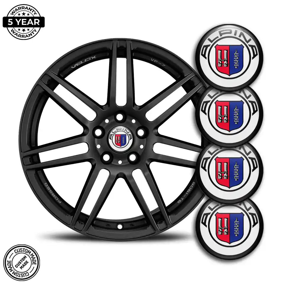 BMW Alpina Logo Silicone Emblem Stylish Design