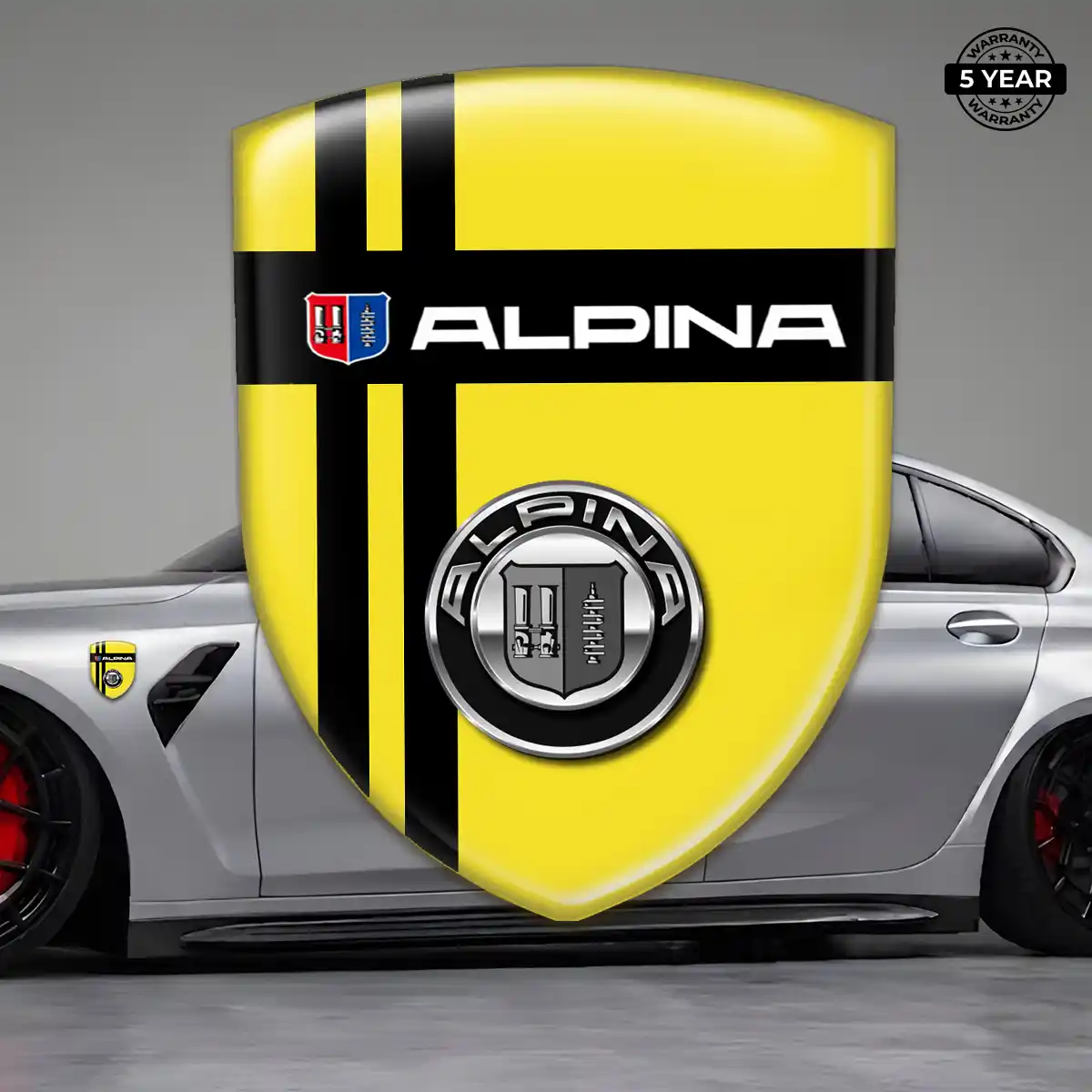 BMW Alpina Resin Badge Sticker Refined Design