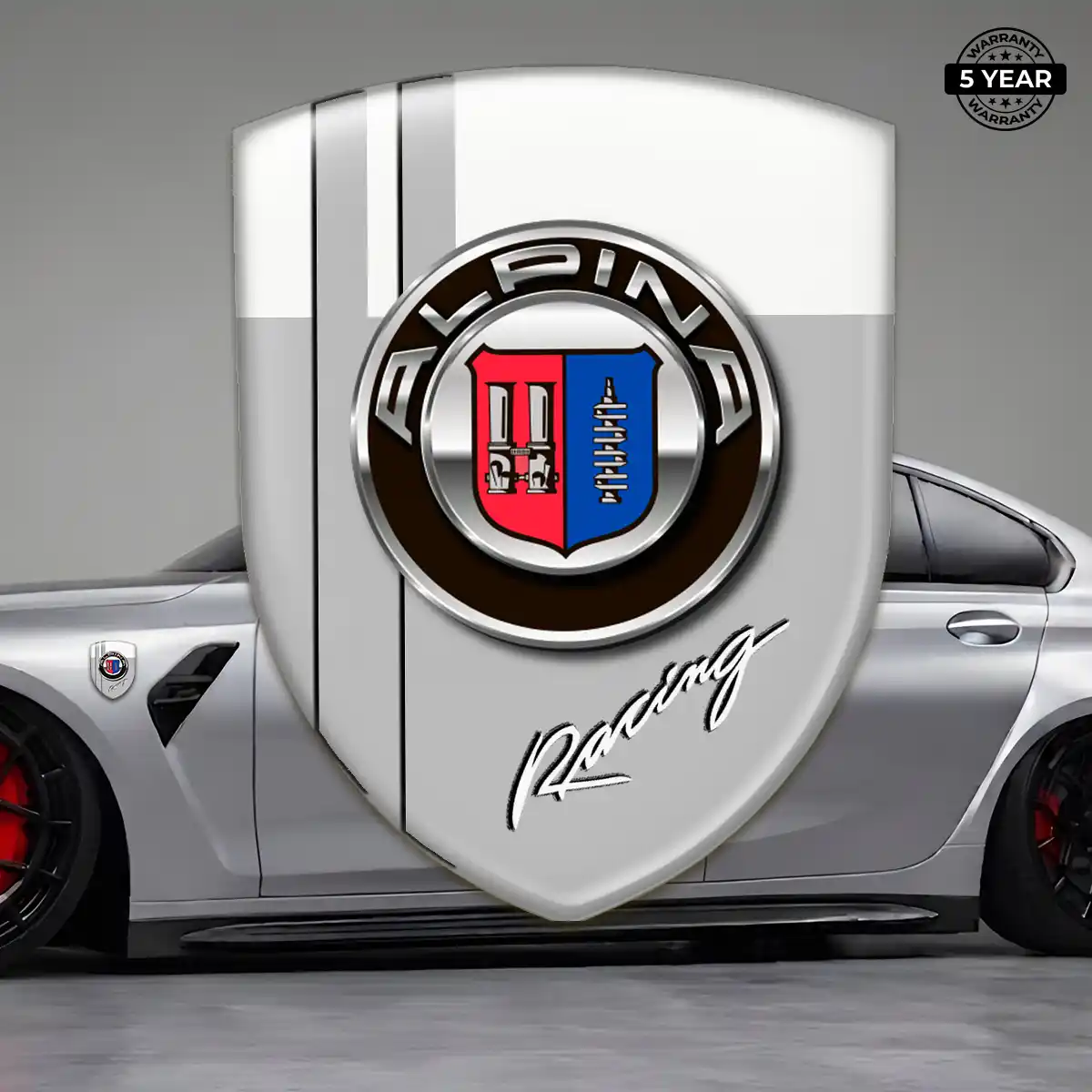 BMW Alpina Resin Domed Sticker Elite Finish