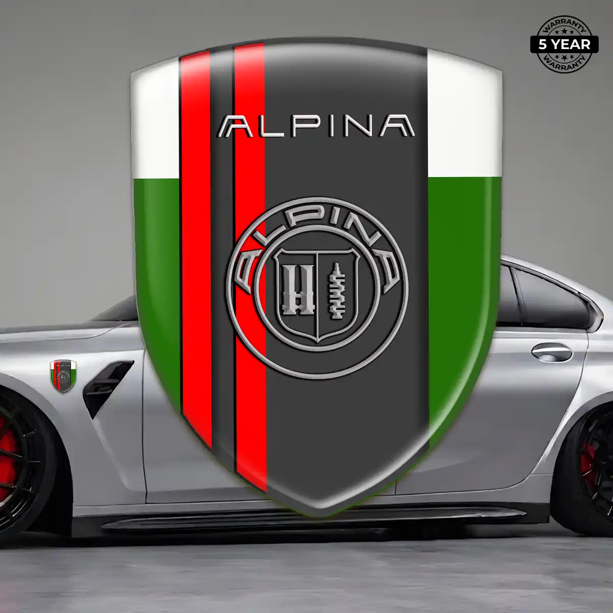 BMW Alpina Self Adhesive Emblem Sticker Refined Design