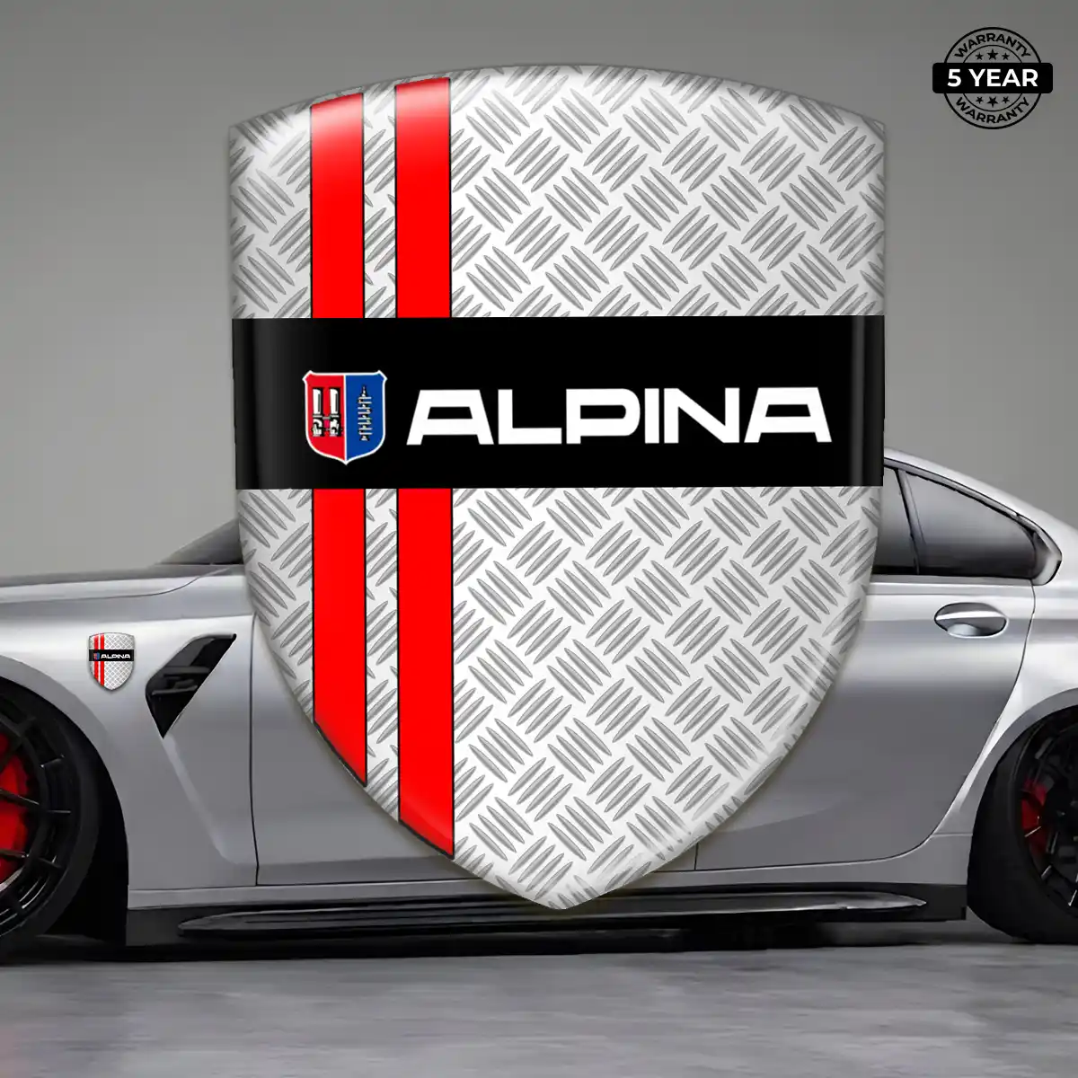 BMW Alpina Silicone Badge Elite Finish